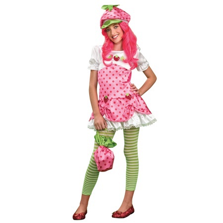 Strawberry Shortcake Costume Tween image