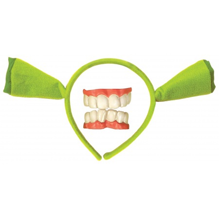 Kids Shrek Ears And Teeth Halloween Costume image