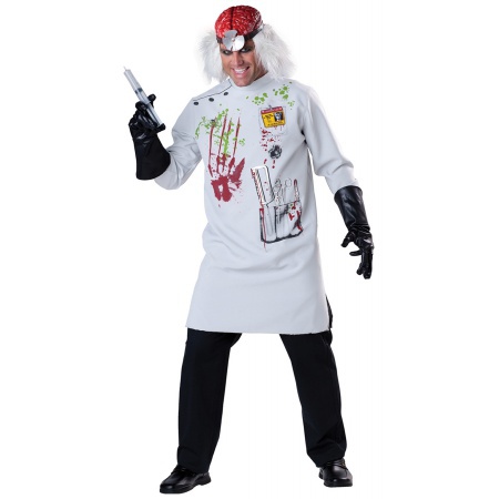 Mad Scientist Costume Zombie Horror image