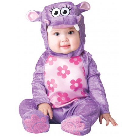 Baby Huggable Hippo Costume image