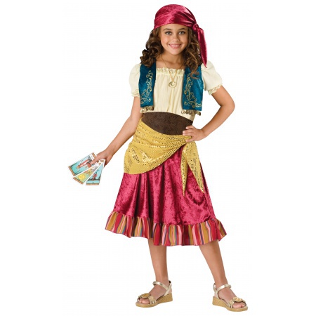 Girl Gypsy Costume image