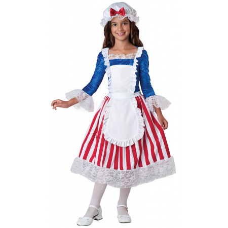 Betsy Ross Kids Costume  image