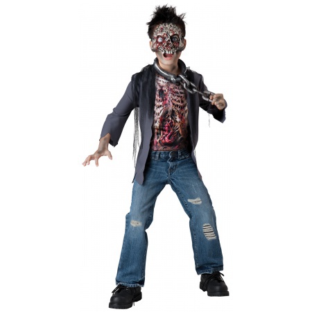 Zombie Costume For Kids image