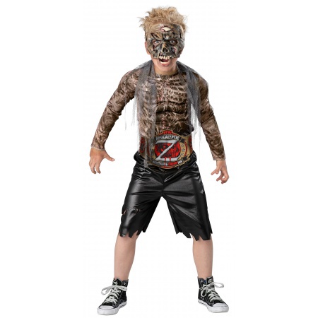Rotting Wrestler Zombie Costume image