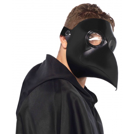 Black Plague Doctor Mask image