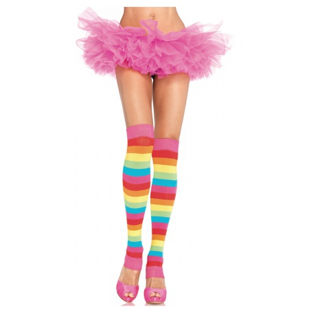 Rainbow Leg Warmers image