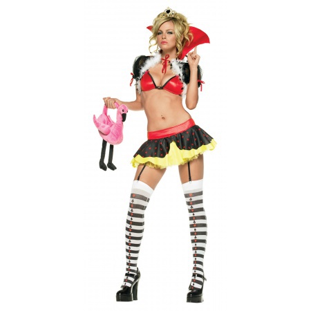 Womens Queen Of Hearts Costume image