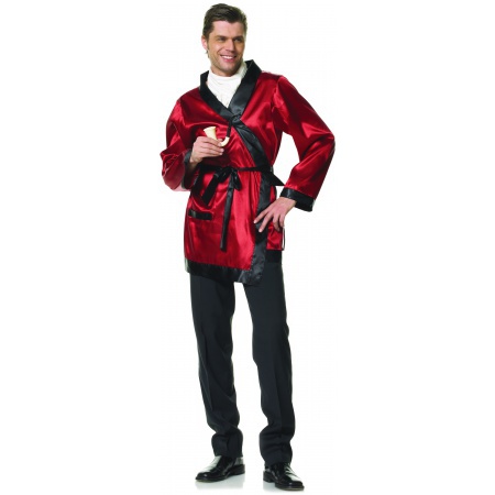 Hugh Hefner Costume Robe Smoking Jacket image