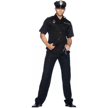 Adult Policeman Halloween Costume image