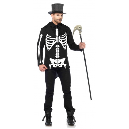 Mens Bone Daddy Skeleton Costume image