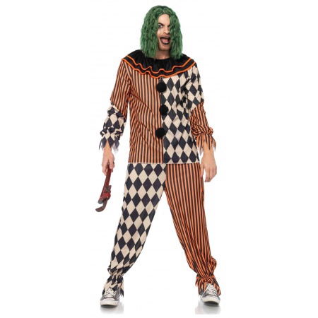 Adult Creepy Clown Costume image