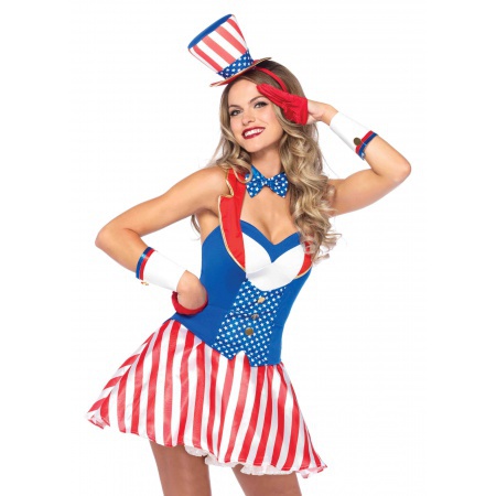 Womens Patriotic 4th Of July Costume image