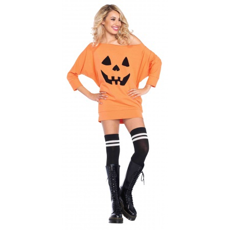 Jersey Dress Pumpkin Costume image
