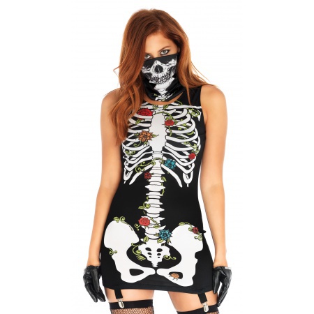 Skeleton Bodycon Costume image