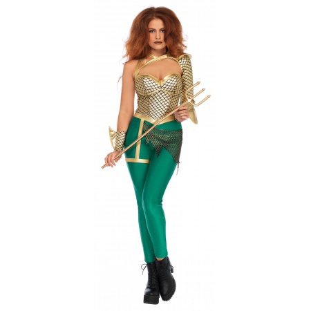 Aqua Girl Superhero Costume image