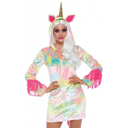 Adult Rainbow Unicorn Costume image