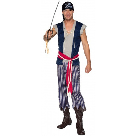 Mens Pirate Halloween Costume image
