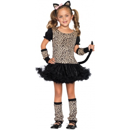 Girls Leopard Costume image
