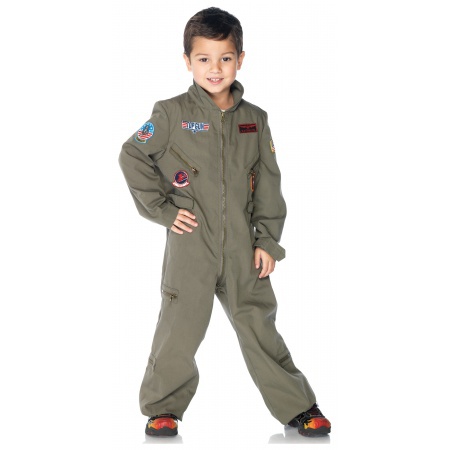 Top Gun Boys Flight Suit Costume image