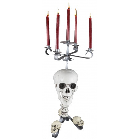 Skull Halloween Candelabra image