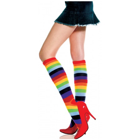 Rainbow Knee Socks image