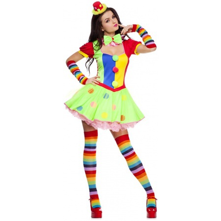 Womens Clown Costume image