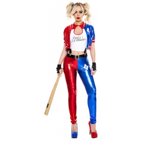 Adult Harley Quinn Halloween Costume image