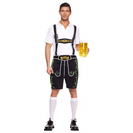 Bavarian Guy Lederhosen Costume image