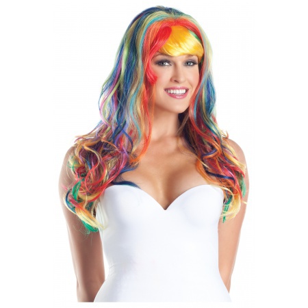 Rainbow Wig image