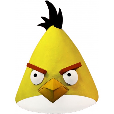 Yellow Bird Mask Costume Accessory Video Game image