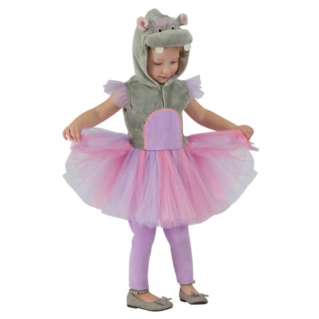 Ballerina Baby Hippo Costume image