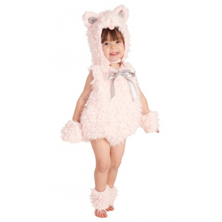 Toddler Pink Cat Costume image