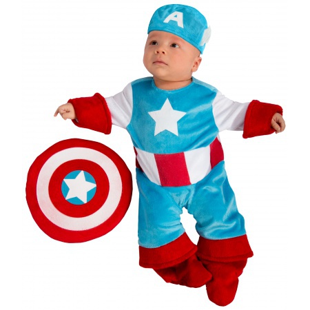 Baby Captain America Costume image