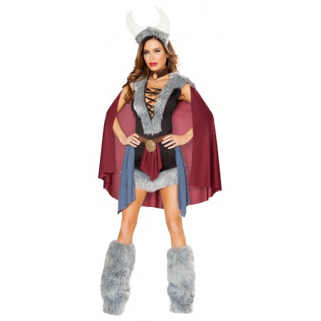 Female Viking Warrior Costume image