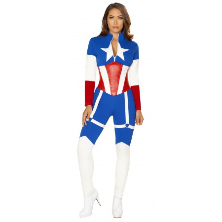 Captain America Girl Costume image