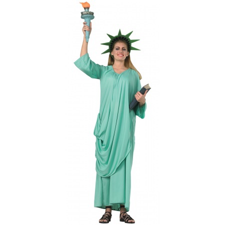 Womens Statue Of Liberty Costume image