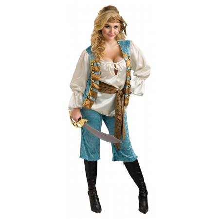 Plus Size Womens Pirate Costume image