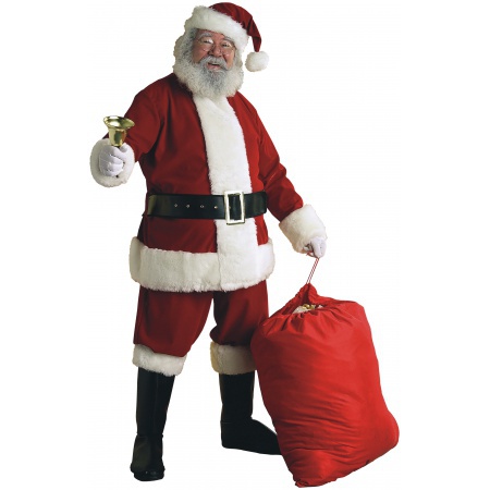 Velvet Santa Suit Costume image