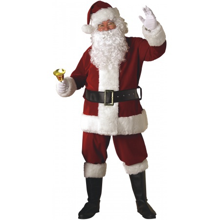 Crimson Regal Santa Suit image