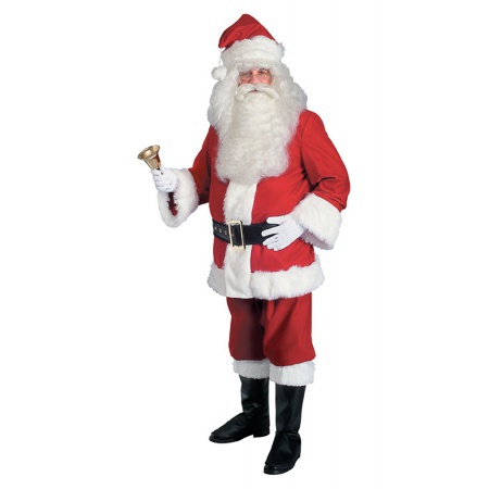 Deluxe Velvet Santa Claus Suit image