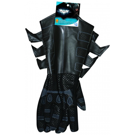 Batman Gauntlets Costume Accessory Black Gloves image