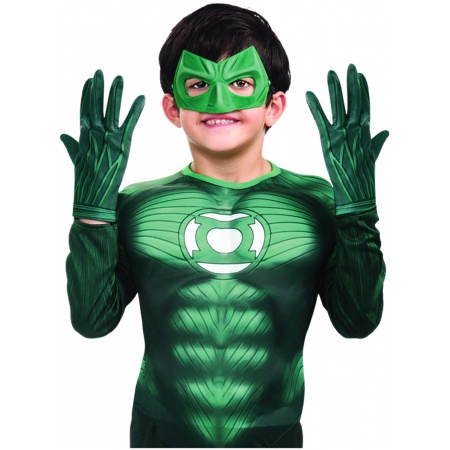 Kids Green Lantern Gloves image