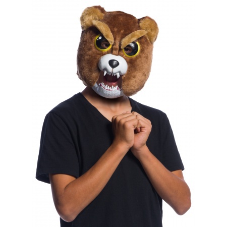 Feisty Pets Scary Bear Costume Mask image
