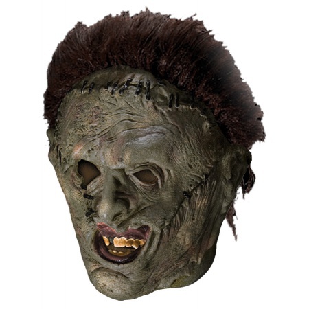Leatherface 3/4 Mask Costume Accessory Horror Classic image