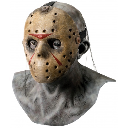 Deluxe Jason Overhead Mask Costume Accessory Horror Collectors image
