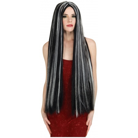 Long Black Vampire Wig image