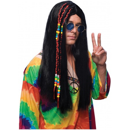Long Hippie Wig image