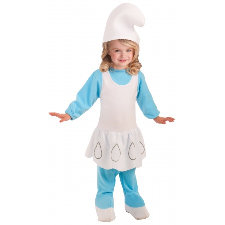 Toddler Smurfette Costume image