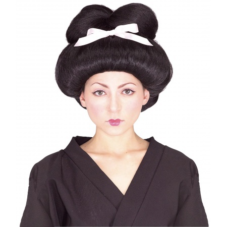 Black Geisha Wig  image