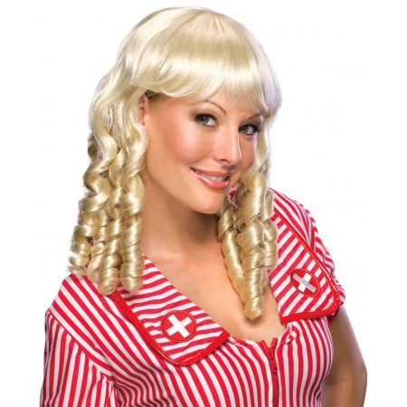 Blonde Doll Wig Adult Size image